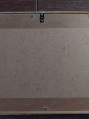 Αντίκα φωτογραφία της Σφίγγας ανάμεσα στις Πυραμίδες μεταχειρισμένη με χρυσή κορνίζα