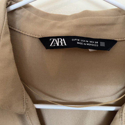 Zara jumpsuit beige camel, like new, size M