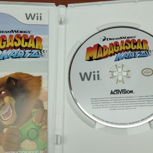 Madagascar Kartz Nintendo Wii racing game like new