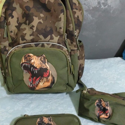 Goomby school set backpack, pencil case and banana bag like new