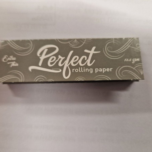 Perfect rolling paper silver thin new, 50 pieces