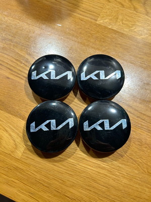 Kia wheel caps used, 58mm, with new logo