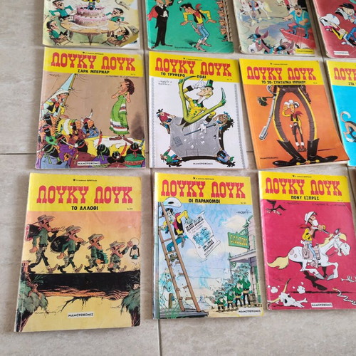 Lucky Luke and Rantanplan used, 7 issues