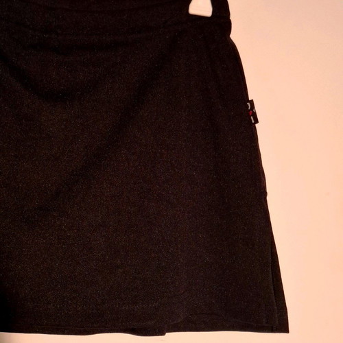 Black skirt shorts like new made of thick fabric