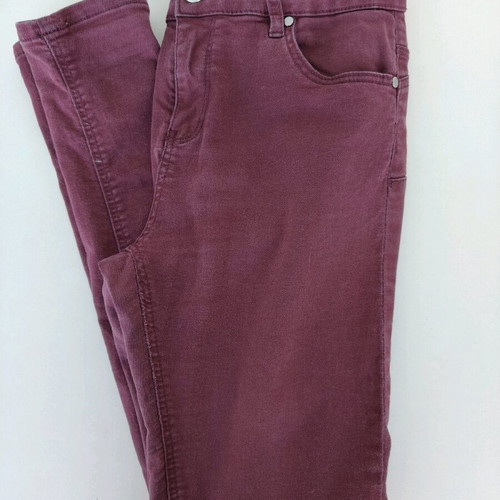 Calliope burgundy fitted pants like new, size S/M