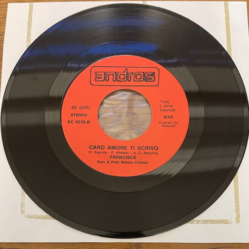 Francisca Non Dico Di No 45 Italy 1983 record used, electronic pop-disco
