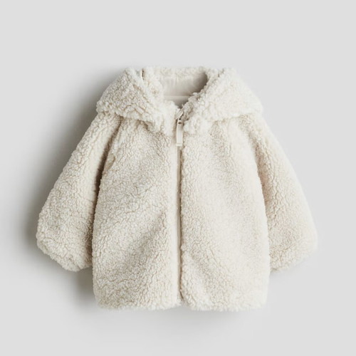 H&M Baby Fleece Jacket 68cm like new with detachable hood
