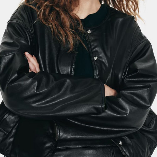 H&M reversible bomber jacket XXL, black and dark green