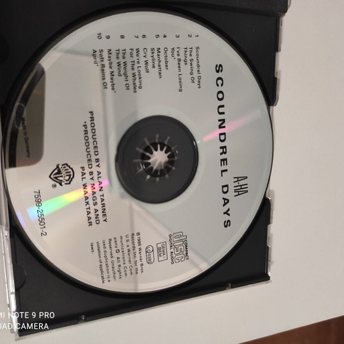 A-ha Scoundrel Days CD like new, synth-pop