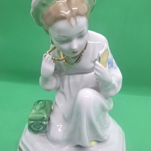 Πορσελάνινη φιγούρα Dulevo Factory vintage, μεταχειρισμένη, Σοβιετική Ένωση