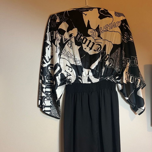 Women's dress new, suitable for godmother and evening wear, size L