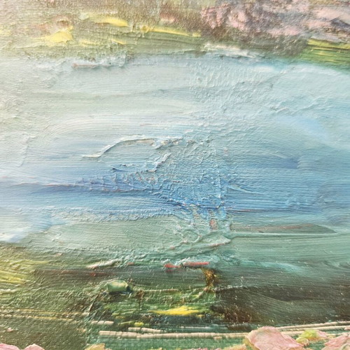 Original oil painting “It’s the spring in my heart” like new on canvas