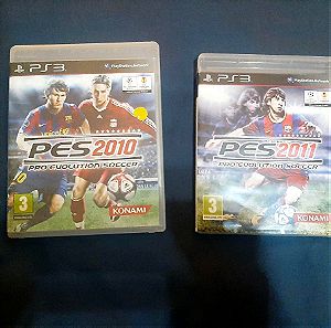 Sony playstation 3 ( ps3 ) PES 2010 , PES 2011 Pro evolution soccer 10 , 11 Πληρες ( ps3 )