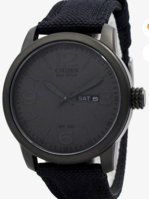 Citizen Eco Drive men's black watch