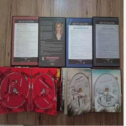 Music CDs used, pack with Greek and foreign music