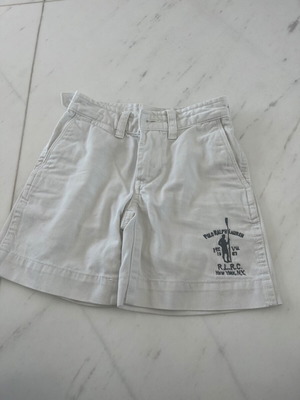 Βερμούδες Polo Ralph Lauren λευκή και Armani μπλε μεταχειρισμένες, νούμερο 3, δύο τεμάχια