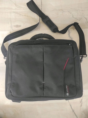 Delsey laptop briefcase bag used, black
