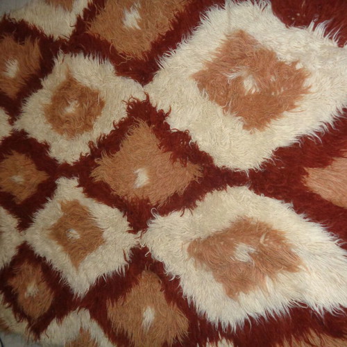 Woolen flokati blankets new from pure virgin wool 2x2.5 meters