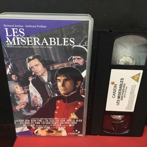 Les Miserables video used, English version without subtitles