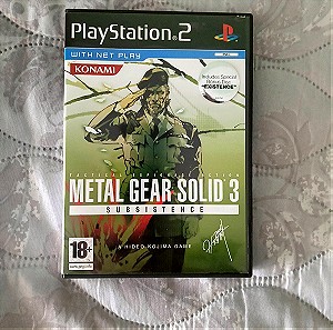 Ps2 Metal Gear Solid Subsistence