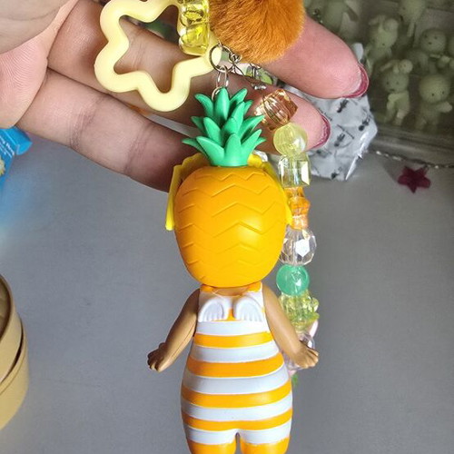 Sonny Angel Summer Vacation Pineapple Custom Keychain