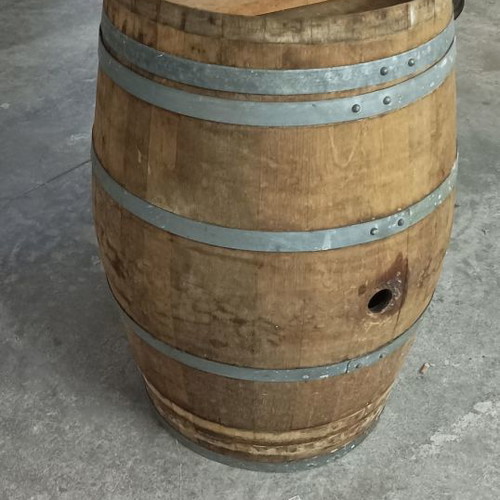 Wine barrel used from 1985 made of French cognac wood