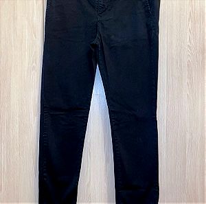 Ανδρικό μαύρο παντελόνι Pull & Bear