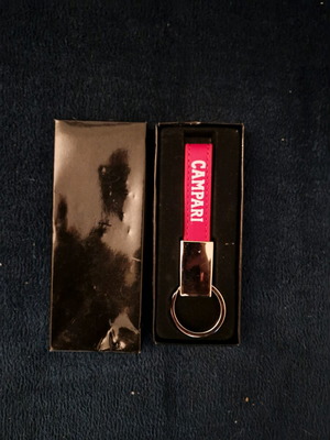 Campari keychain like new in its box