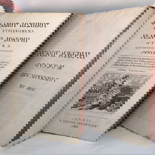 Φλάβιος Ιώσηπος Τα Ευρισκόμενα 1720