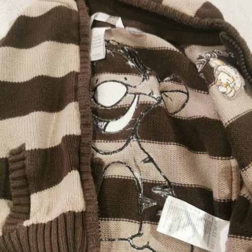 H&M knitted jacket Disney Tigger like new, size 74