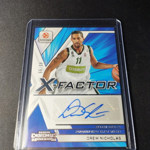 Panini Euroleague Contenders Drew Nicholas X-Factor Auto 45/99 like new