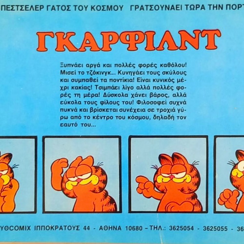 Garfield / Diet Ahead comic book like new, Mammoth Comix 1988