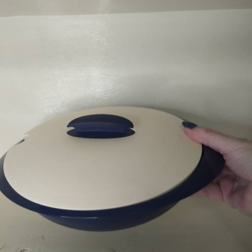 Vintage Tupperware Duo Server 2.1 lt thermo bowl