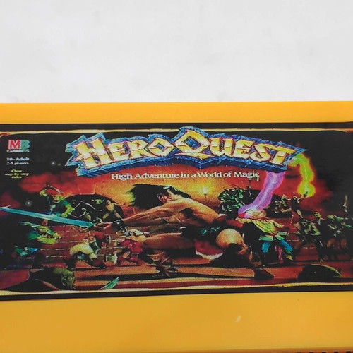 HeroQuest NES game cartridge like new, classic adventure