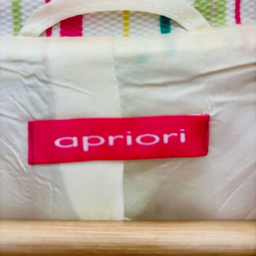 Apriori jacket like new with colorful stripes, size L