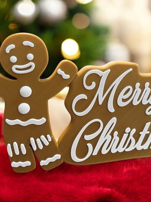 Gingerbread Man Merry Christmas new Christmas decoration
