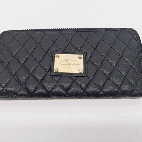 Портфейл Thomas Burberry черен кожен като ново
