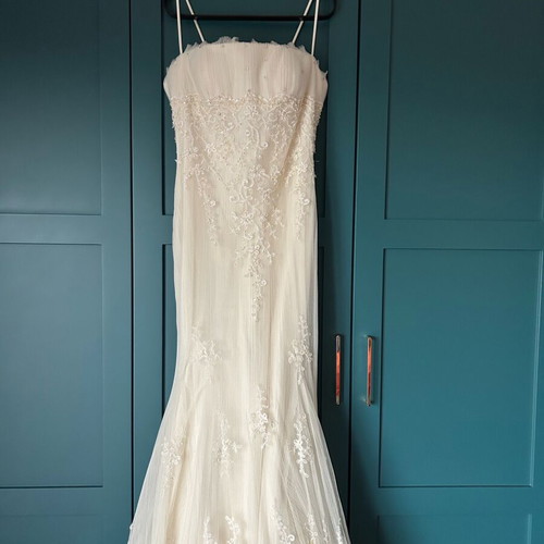 Pronovias wedding dress ivory color like new