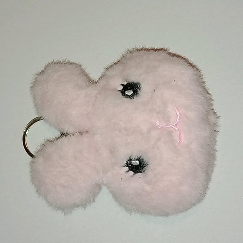 Bunny keychain like new