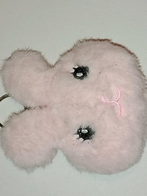Bunny keychain like new