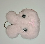 Bunny keychain like new