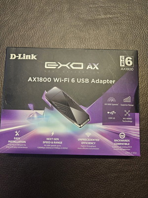 D-Link AX1800 Wi-Fi 6 USB Network Adapter