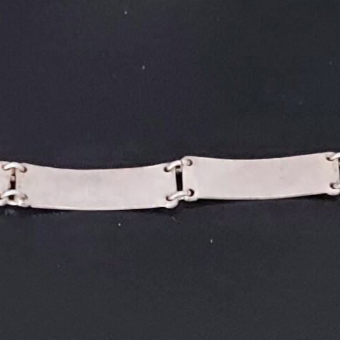 Vintage massive silver filigree bracelet used, 925 hallmark