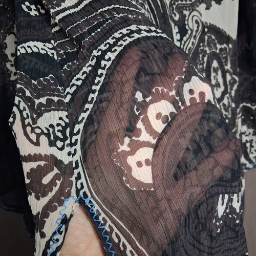 Anna Riska kaftan 100% natural silk, like new, size XL
