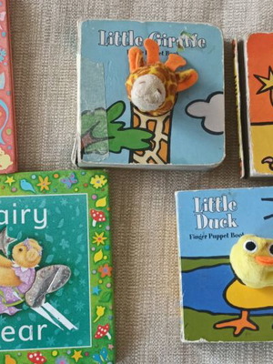 English children's books used, set of 6 fairy tales