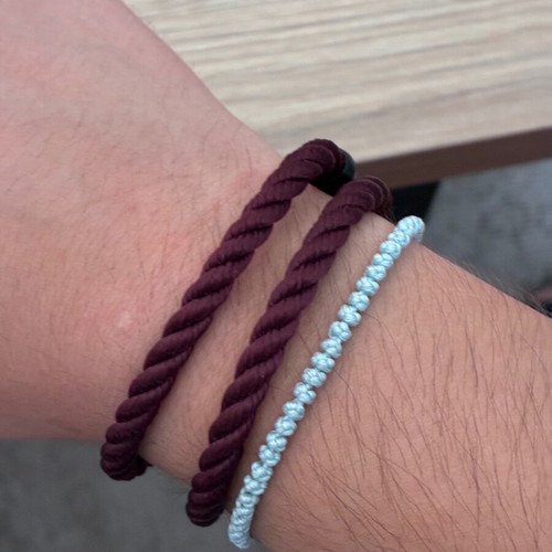 Fischer's Fritze Torpedo Garnele bracelet, dark red