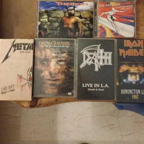 Therion Theli digipack CD and assorted music tapes used