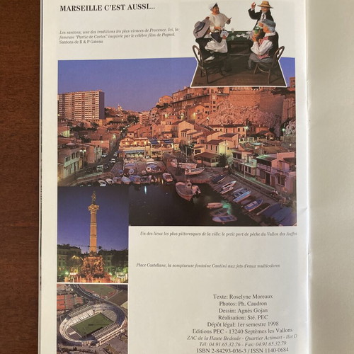 Marseille Version Française vintage τουριστικός οδηγός σαν καινούργιο