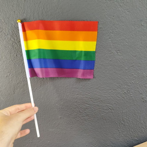 Rainbow Pride Small LGBT Pride Flags Pack of 86 Like New