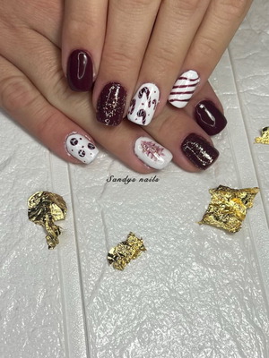 Press On Nails Christmas set new, 10 pieces